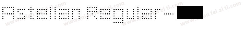 Astellan Regular字体转换